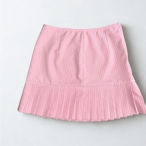 Byer Too! | Pastel Pink Ribbed High-Waisted Mini Skirt | Size 7